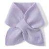 Cachecol Pequeno de Tricô de Caxemira Estilo Coreano para Meninas Outono e Inverno Laço Cachecol Versátil Rabo de Peixe Cachecol Versátil Infantil