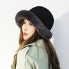 Gorro grueso de pescador de felpa gruesa y cálida, resistente al viento, para otoño e invierno, estilo coreano, mongol, estilo étnico