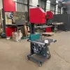 Máquina de Serra de Fita para Marcenaria 50 Máquina de Serra Multifuncional para Corte de Painéis Máquina de Corte Doméstica Pequena Serra de Fita Mesa Deslizante Vertical para Corte de Madeira Redonda