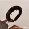 Diadema de Onda de Lujo Ligero y de Gama Alta para Mujer 2025 Nueva Diadema Especial para Lavado de Cara con Pinza para el Cabello Antideslizante Dentada