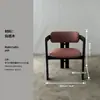 Sofá individual para proyecto hotelero personalizado transfronterizo, Sillón individual de ocio de madera maciza de fresno blanco de algodón con forma