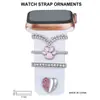 Adecuado para hebilla de Apple Watch Correa de silicona con banda de reloj incrustada de diamantes Hebilla de pasador de diseño original para iWatch