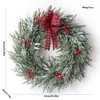 Decoraciones navideñas, Corona navideña, Árbol colgante mixto Nokfu PE+PVC 40/50/60CM Árbol de Navidad