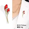 Broche de Tulipán Transfronterizo, Flor de Nicho de Alta Gama, Pequeño Aroma, Corsage Floral de Lujo Ligero, Pin de Accesorios para Ropa