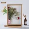 Marco de Fotos Casual de Madera con Flores Secas 3cm Estéreo Hueco Adornos de Marco de Flores Secas Regalo Hecho a Mano para el Día de San Valentín Venta al por Mayor de Marcos