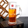 Suministro directo de fábrica de copa de cerveza muscular creativa con forma especial de alta calidad, copa de cuerpo recto para elaboración fina 610 ml, copa de cerveza de barril personalizada