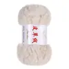 Fio de Lã Peluda Grosso, Fio de Lã de Pelo Longo, Chapéu de Visom de Pelo Longo, Cachecol Tricotado à Mão, Kit de Materiais DIY Feito à Mão