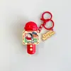 Chaveiro Microfone de Gravação Mini Original Shin-Chan Brinquedo Sonoro Divertido para Alívio de Estresse Pingente de Bolsa Decoração
