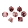 Juego de Mesa Dungeons and Dragons Dnd Transfronterizo Amazon Dado Poliedro Z07 Ojo de Gato Azul Oscuro Morado Juego de Siete Dados