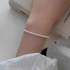 Pulsera Exquisita de Plata de Ley S925 con Perlas Francesas Ultra Finas de 2 mm, Estilo Shijia Millet de Lujo Nicho, Pulsera para Niñas