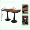 Mesas e Cadeiras de Bar Estilo Industrial Retrô, Mesas e Cadeiras de Jantar para Cafeteria e Taverna, Bar Musical Celebridade da Internet, Mesas e Cadeiras de Madeira Maciça para Bar Transparentes