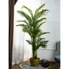 Planta Grande de Simulação Palmeira Areca Planta em Vaso Decoração de Sala de Estar Interna Samambaia Rabo de Peixe de Chão Planta Verde Falsa Ornamento Bonsai
