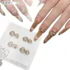 Decoraciones para Uñas con Zirconia Brillante Color Champán, Bolas Redondas de Diamante Acabadas, Diamantes para Uñas al por Mayor