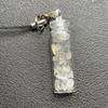 Turmalina cristal natural diópsido aguamarina colgante de bolsa colgante para teléfono móvil colgante botella de los deseos regalo colgante de joyería