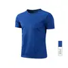 Camiseta Personalizada com Logo Roupas de Trabalho Transfronteiriça Secagem Rápida Gola Redonda Manga Curta Camiseta Publicitária Camiseta de Competição para Comércio Exterior