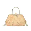 Moda Outono e Inverno 2026 Primavera Inicial Nova Cor Color-Blocking para o Trabalho de Alto Valor Tendência Estilo Chinês Qipao Estilo Nacional Bolsa de Mão Bolsa Transversal