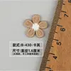 16mm Grampo de Cabelo Headdress Material Florzinha Coreana Fofa de Cinco Pétalas Acessórios de Flor para Sapatos Infantis Acessórios para Leggings 430