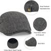Gorras Transfronterizas Gorra de Béisbol Clásica a Cuadros Primavera y Otoño Gorra de Visera para Hombre Estilo Británico Gorra de Boina Francesa Gorra de Papá