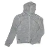 Sudadera con capucha a rayas finas estilo coreano para hombre y mujer, tonos fríos, minimalista, corte holgado, versátil, casual, top perezoso, venta al por mayor