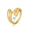 Anillos Transfronterizos Europeos y Americanos Estilo Ins Francés Nicho Geométricos Abiertos de Alta Gama Populares Personalizados Joyería de Mano para Mujeres
