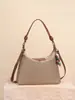 Bolsa Longchamp Estilo Preguiçoso Hobo, Versátil para o Dia a Dia, Bolsa Tote de Nylon de Grande Capacidade, Impermeável e Resistente ao Desgaste, Bolsa Feminina de Ombro Único ou Transversal