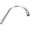 Codo de acero inoxidable de 18 con ranura de presión para tubo de calabaza, grifo monomando para fregadero, salida de lavabo para verduras, boquilla de calabaza, accesorios de fontanería