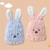 Gorro para secar el pelo de niños para niñas, súper absorbente y de secado rápido, gorro de ducha engrosado para niños, toalla linda para secar el pelo de bebé