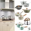 Quarto Modelo Vaso Cozinha Aço Inoxidável Panela de Sopa e Leite Decoração de Quarto Decoração Armário Salão de Exposição Grupo de Decoração
