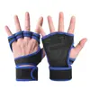 Correas de Soporte para Muñeca de Fitness, Protectores de Palma de Silicona Antideslizantes y Anti-Callos, Guantes de Levantamiento de Pesas con Dedos Medios Expuestos y Anti-Esguince