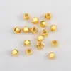 Cobre Chapado en Oro de 18 Quilates Rombos Poligonales Cuentas Serie Geométrica DIY Pulsera de Nicho Cuentas Sueltas Accesorios para Joyería