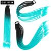 Pelucas de Cola de Caballo Dreadlock Estilo Europeo y Americano al por Mayor para Niños, Pelucas de Gomas Elásticas de Colores, Trenzas Boxeadora de Colores de Fibra de Alta Temperatura