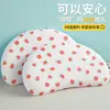 Almohada de Silicona para Bebés y Niños Pequeños, Transpirable y Lavable, Almohada Especial de Silicona para la Columna Cervical para Guardería, Almohada de Silicona para Protección de la Columna Vertebral Infantil