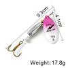 Señuelo Cuchara Giratoria Ftk para Lanzamiento a Larga Distancia, Spinner Ponderado para Pargo Negro, Carpa Cruciana y Lubina, Transfronterizo
