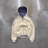 2026 Transfronterizo Amazon Aliexpress Estilo Otoño Nuevo para Hombre Color Sólido Cuadros Moda Tendencia Versátil Sudadera para Hombre