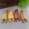Rascador de doble propósito de sándalo Rascador de nariz Rascador de madera Rascador de nariz Herramienta de masaje facial para levantar la cara