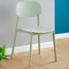 Silla con Respaldo para Sala de Estar del Hogar Silla de Plástico Mueble Caramelo Nórdico Silla Simple Estudio Sala de Estar Comedor Occidental Taburete