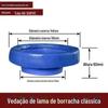 Anel de vedação do flange do vaso sanitário, anel desodorante, anel de silicone espesso e alongado, peças de reposição da junta universal anti-transbordamento