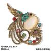 Novo Broche Fênix Pavão Coruja Pássaro Pica-pau Andorinha Alto Senso Nicho Feminino Corsage Pin