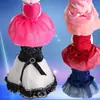 Novedad Primavera y Verano 2018 Vestido Negro con Diamantes Ropa para Perro Falda de Cachorro Teddy Pomerania