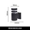 Lámpara de pared impermeable para exterior, doble cabezal, arriba y abajo, luminosa, para patio, pasillo, puerta, faro cuadrado de plástico, calibre europeo, portalámparas E27