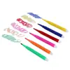 Mini Pincéis Pequenos para Crianças 6 Cores 4 Cores Conjunto de Canetas Aquareláveis para Jardim de Infância Lavável Arte Pintura Giz de Cera para Grafite
