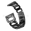 Para reloj Samsung 42/46mm correa de aleación con incrustaciones de diamante en forma de D correa de cadena activa Samsung correa de acero