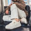 Zapatillas de Moda Trendy para Hombre de Cuatro Estaciones, Zapatos Casuales de Corte Bajo con Contraste de Color y Suela Gruesa, Zapatos de Nicho con Diseño Estudiantil para Reparto