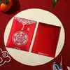 Envelope de Presente de Casamento para Troca de Nome, Presente de Retorno de Casamento de Mil Yuan, Pequeno Envelope Vermelho com o Caractere "Felicidade Dupla" para Bloquear a Porta, Mini Pacote Vermelho Criativo