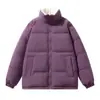 Nueva chaqueta de algodón con capucha para hombre, invierno 2025, moderna y engrosada para abrigar, abrigo de algodón relleno de plumón para hombre, ropa de abrigo de invierno