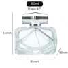 Frasco de Vidro para Perfume Transparente Frasco de Vidro com Formato Especial Frasco Vazio Pronto Frasco de Perfume Portátil com Borrifador