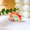 Nuevos Accesorios DIY de Resina de Corazón Nube Estrella Arcoíris Pinzas para el Cabello Lindas Hechas en Casa Accesorios para el Cabello de Niñas Accesorios Creativos
