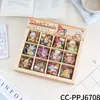 Segunda Série de Presilhas Acrílicas da Sanrio com Alto Valor Estético, Presilhas de Desenho Animado, Presilhas de Vedação para Papelaria, Presilhas de PP para Planner, Presilhas para Recados