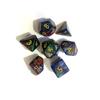7 Nova Fonte Camaleão de Duas Cores Dados Poliédricos Jogo Digital DNDdice Cor de Corrida