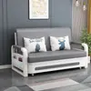 Cama Plegable de Doble Uso Extensible para Apartamento Pequeño, Sofá Plegable Multifuncional para Sala de Estar, Sofá Cama de Tejido Técnico Lavable para Dormitorio
